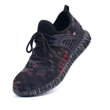 Load image into Gallery viewer, Men's Steel Toe Work Safety Shoes Casual Breathable Outdoor Sneakers Puncture Proof Boots Comfortable Industrial Shoes for Men