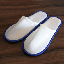 Load image into Gallery viewer, 2019 New Simple Unisex Slippers Hotel Travel Spa Portable Men Slippers Disposable Home Guest Indoor Cotton Fabric Men Slipper