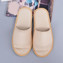 Load image into Gallery viewer, 2019 New Simple Unisex Slippers Hotel Travel Spa Portable Men Slippers Disposable Home Guest Indoor Cotton Fabric Men Slipper