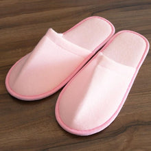 Load image into Gallery viewer, 2019 New Simple Unisex Slippers Hotel Travel Spa Portable Men Slippers Disposable Home Guest Indoor Cotton Fabric Men Slipper