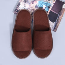 Load image into Gallery viewer, 2019 New Simple Unisex Slippers Hotel Travel Spa Portable Men Slippers Disposable Home Guest Indoor Cotton Fabric Men Slipper