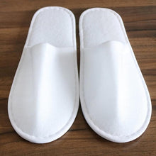Load image into Gallery viewer, 2019 New Simple Unisex Slippers Hotel Travel Spa Portable Men Slippers Disposable Home Guest Indoor Cotton Fabric Men Slipper