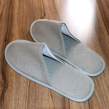 Load image into Gallery viewer, 2019 New Simple Unisex Slippers Hotel Travel Spa Portable Men Slippers Disposable Home Guest Indoor Cotton Fabric Men Slipper