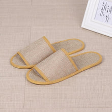 Load image into Gallery viewer, 2019 New Simple Unisex Slippers Hotel Travel Spa Portable Men Slippers Disposable Home Guest Indoor Cotton Fabric Men Slipper
