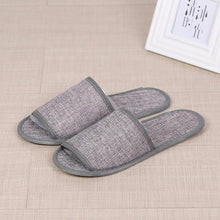 Load image into Gallery viewer, 2019 New Simple Unisex Slippers Hotel Travel Spa Portable Men Slippers Disposable Home Guest Indoor Cotton Fabric Men Slipper