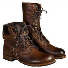 Load image into Gallery viewer, Winter Shoes Men Boots Warm Fur Genuine Leather Boots Men Non-slip Winter Boots Ankle Boots Men Winter Footwear Men Shoes Winter