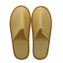 Load image into Gallery viewer, 2019 New Simple Unisex Slippers Hotel Travel Spa Portable Men Slippers Disposable Home Guest Indoor Cotton Fabric Men Slipper